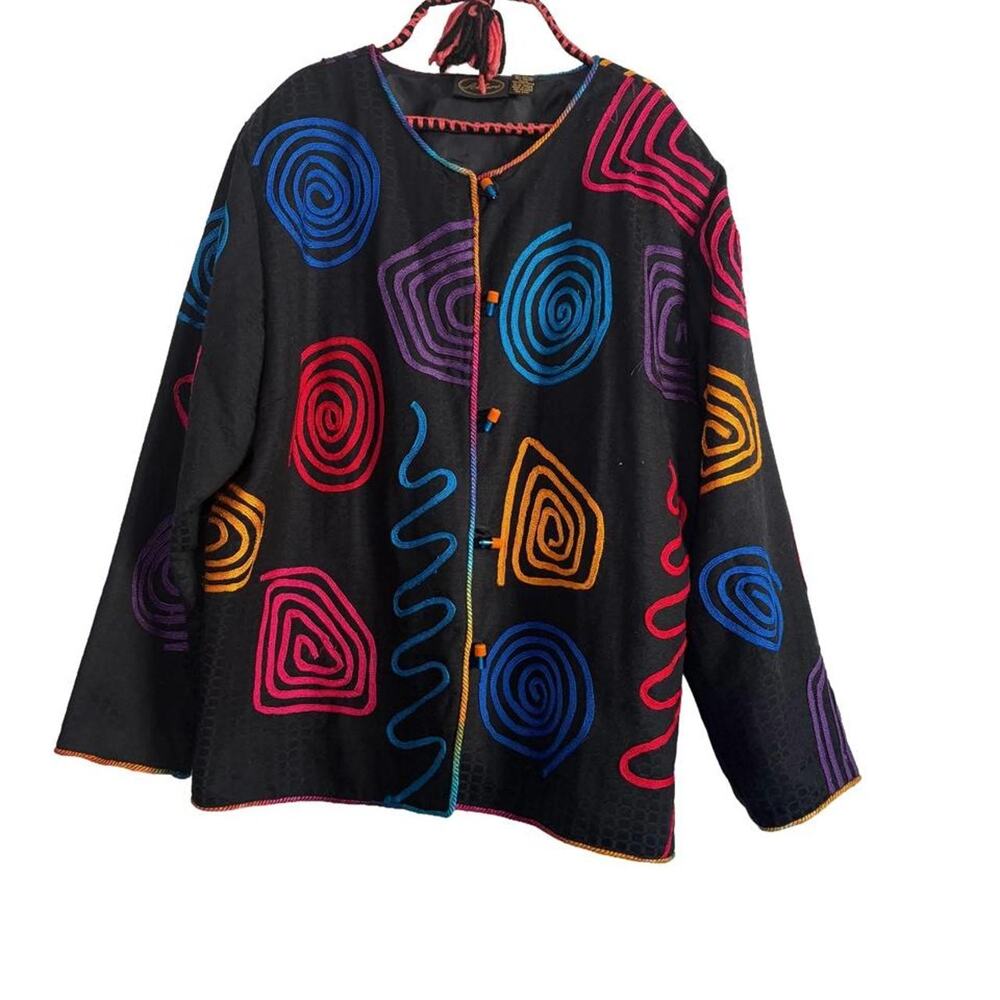 Vintage 1980s Allure Funky Cardigan